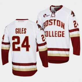 Boston College Eagles Patrick Giles White College Hockey 2021-22 Performance Jersey