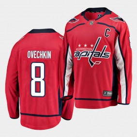 Alex Ovechkin Youth Jersey Capitals Home Red Breakaway Jersey