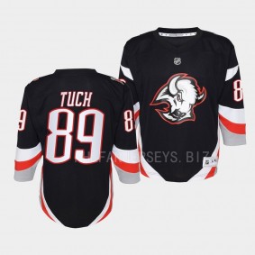 Buffalo Sabres Alex Tuch 2022-23 Goathead Alternate Black #89 Youth Jersey
