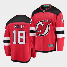 Alexander Holtz New Jersey Devils 2020 NHL Draft Red Home Men Jersey