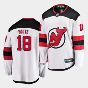 Alexander Holtz New Jersey Devils 2020 NHL Draft White Away Men Jersey