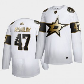 Alexander Radulov #47 NHL Stars Golden Edition White Limited Jersey