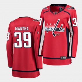 Anthony Mantha Capitals #39 Home 2021 Trade Women Jersey