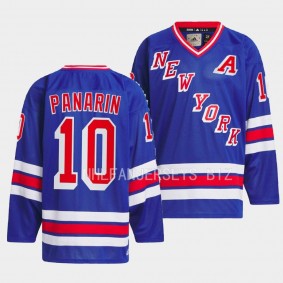 Artemi Panarin New York Rangers Team Classics Royal #10 Jersey 1979 Hockey