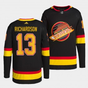 Vancouver Canucks 2022 Retro Brad Richardson #13 Black Jersey Primegreen Authentic Pro