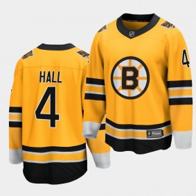 Taylor Hall Boston Bruins 2021 Special Edition Gold Retro Jersey