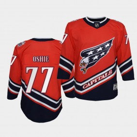 T.J. Oshie Washington Capitals 2021 Reverse Retro Red Special Edition Youth Jersey