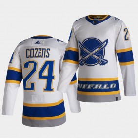 Buffalo Sabres 2021 Reverse Retro Dylan Cozens White Special Edition Jersey
