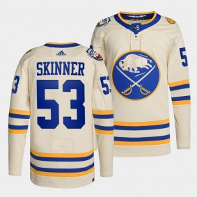 Buffalo Sabres 2022 Heritage Classic Jeff Skinner #53 White Jersey Primegreen Authentic