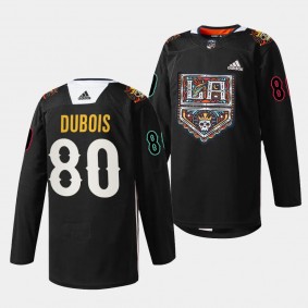 2023 Dia de Muertos Pierre-Luc Dubois Los Angeles Kings Black #80 Specialty Jersey