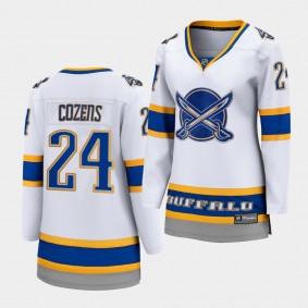Dylan Cozens Buffalo Sabres 2021 Reverse Retro White Special Edition Women Jersey